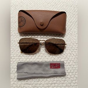 Ray Ban New Caravan Aviator Sunglasses